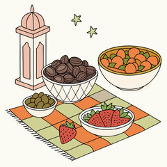 Ramadan Fruit Food 