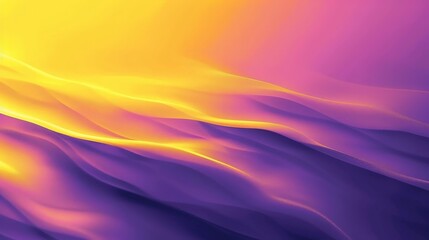 Obraz premium Abstract Purple and Yellow Wave Background