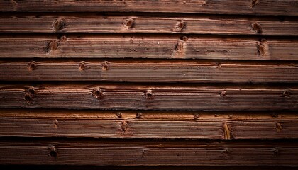 Obraz premium dark brown rustic wooden planks background texture