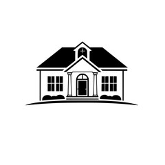 Elegant Home Design: Classic House Architecture - Real Estate Property