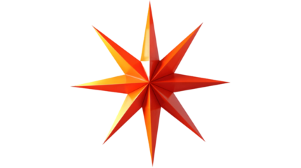 red bow isolated on white