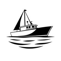 Majestic Sailboat at Sea: A captivating image of a sailboat gracefully gliding across the ocean waves, embodying nautical adventure and serene maritime beauty.