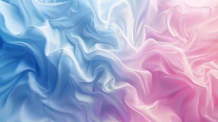 Fototapeta premium Abstract Swirl Pattern, Pastel Blue Pink Wallpaper