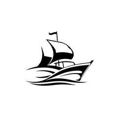 Majestic Sailboat: A Voyage on the Open Sea.  Experience the thrill of sailing, the freedom of the ocean, and the beauty of nautical adventure. Explore the horizon and discover new lands!