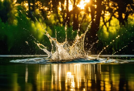 captivating dynamic splash showcasing vibrant color reflections energy movement, abstract, action, artistic, exhibit, exhibition, explosive, light, liquid