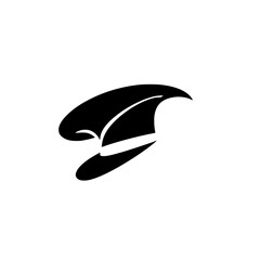 Fototapeta premium Stylish Hat: Vintage Headwear, Classic Accessory, Fashion Design, Retro Cap, Gentleman's Style, Elegant Icon, Minimalist Graphic, Vector Illustration, Monochrome Silhouette