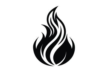 Fire icon vector set, Fire flame icons bundle Design and Collection