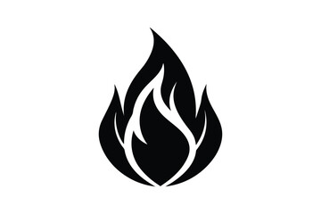 Fire icon vector set, Fire flame icons bundle Design and Collection