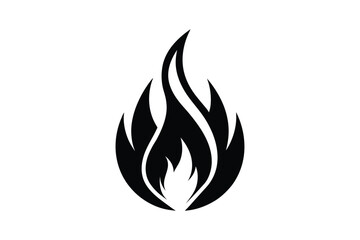 Fire icon vector set, Fire flame icons bundle Design and Collection