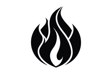 Fire icon vector set, Fire flame icons bundle Design and Collection