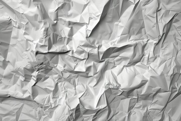 Obraz premium Image of Crumpled sheet of toned white paper. Texture for background usage