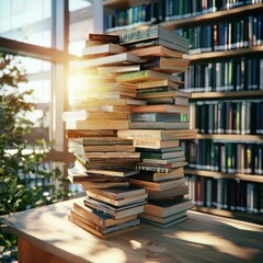 Gifts for book lovers displayed on a bookshelf cozy reading nook photo warm lighting angled view literary treasures