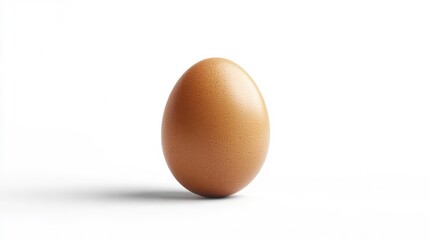 boiled egg without shell, isolated on white background, clipping path, full depth of field