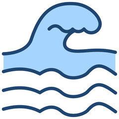 Wave Blue Icon