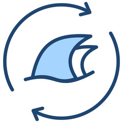 Current Blue Icon