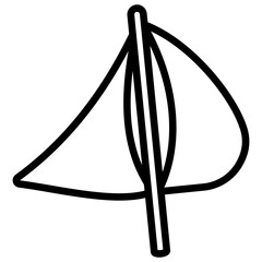 Sail Outline Icon