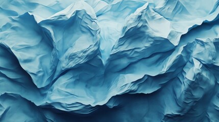 Obraz premium Abstract blue textured landscape