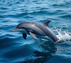 Fototapeta premium dolphin in the water