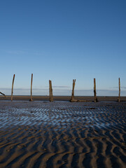 fence on the beach