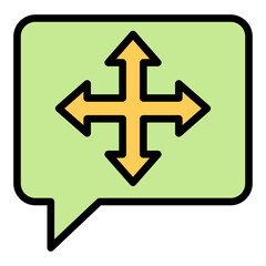 Guidance Outline Color Icon