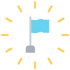 Independence Flat Icon