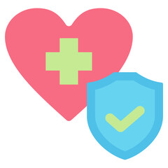 Obraz premium Health Flat Icon