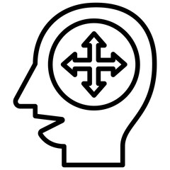 Behavior Outline Icon