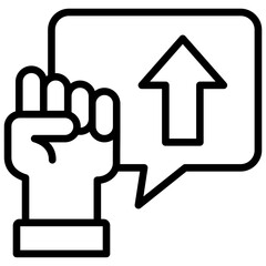 Motivation Outline Icon