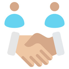Partnership Flat Icon