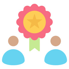 Commitment To Success Flat Icon