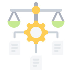 Legal Framework Flat Icon