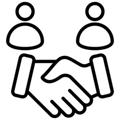 Partnership Outline Icon