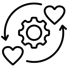 Reciprocity Outline Icon