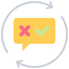 Feedback Loops Flat Icon