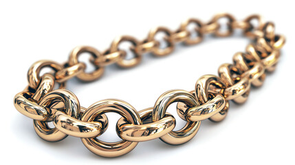 Luminous Gold Chain: A Captivating Display of Luxury and Elegance