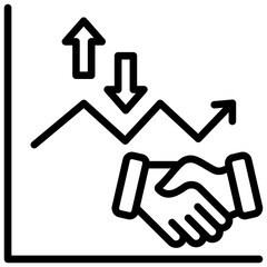 Collaborative Workflow Outline Icon