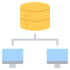 Edge Computing Flat Icon