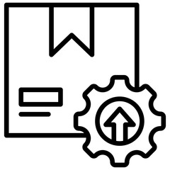 Production Optimization Outline Icon