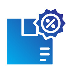 discount Flat Gradient Icon