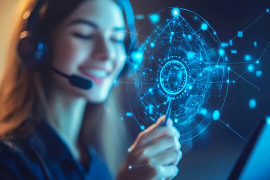 Global customer support service, loyalty. Digital business. - Powered by Adobe