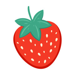 Obraz premium strawberry isolated on white