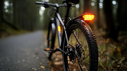 Mountain Bike Ride in the Forest: Adventure and Nature Photography