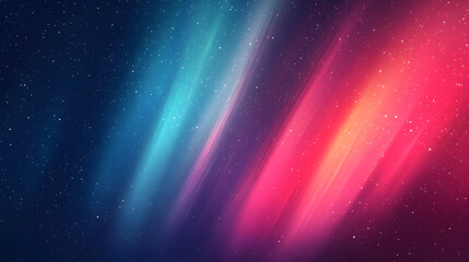 Vibrant Abstract Background with Colorful Light and Stars