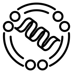 Secondary Structure Outline Icon