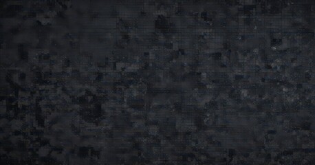 Naklejka premium Distorted pixel pattern on digital display screen, electronics, pixel, glitch