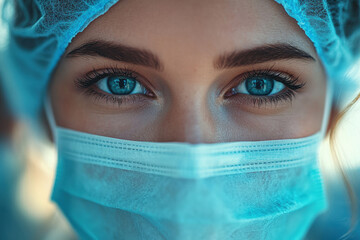 Healthcare Professional&rsquo;s Focused Eyes