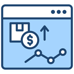 Marketing Blue Icon