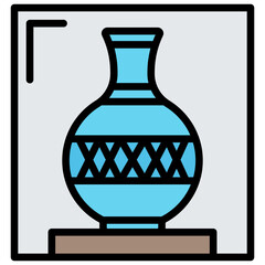 Display Case Outline Color Icon