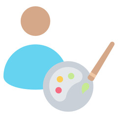 Artist Flat Icon