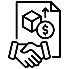 Sponsor Outline Icon